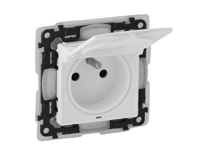 valena life 753179 zasuvka 2pt s detskou ochranou ip44 biela