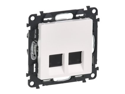 valena life 753154 zasuvka datova 2xrj45 cat5e ftp biela