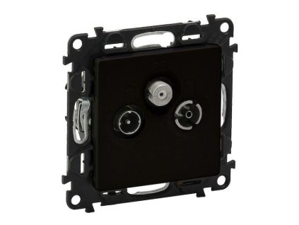 Valena life 756352 zásuvka TV-R-SAT hviezda čierna