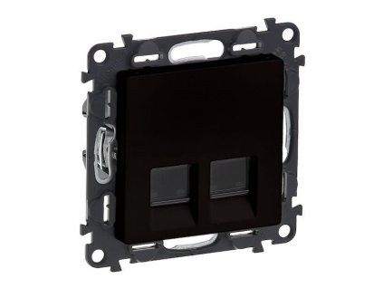 valena life 756354 zasuvka datova 2xrj45 cat5e ftp cierna