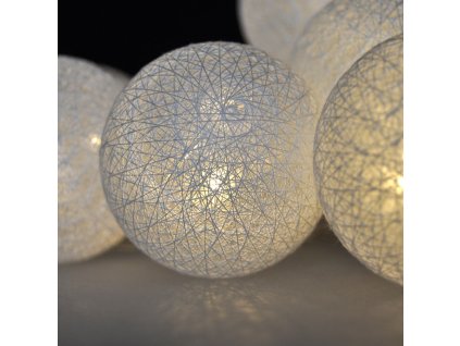 solight led retaz vianocne gule bavlnene 10led 1m 2x aa ip20