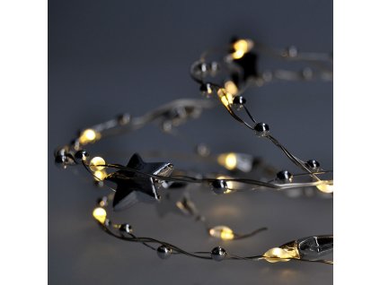 solight led retaz retiazka s dekoraciami 20led retaz 1m 2x aa ip20