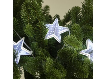 led dekoracia na stol so zrkadlovym efektom hviezda