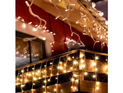 led svietiaci zaves 150 ks teplych bielych led