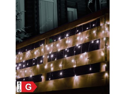 spojovatelny svetelny zaves 200 led biela na vonkajsie pouzitie