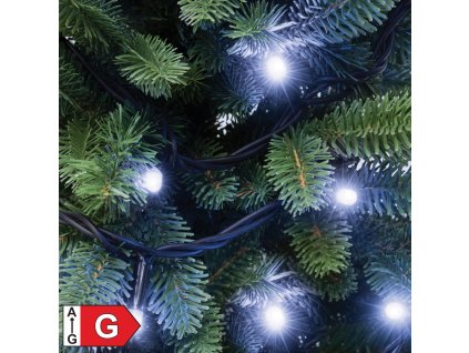 spojovatelny svietiaci retazec 100 led biela na vonkajsie pouzitie