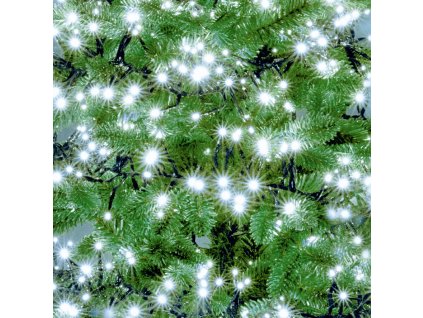 led cluster svietiaci retazec studena biela 8 pr timer dialkovy ovladac