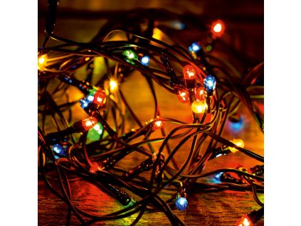 led svetelny retazec 100 farebnych led 8pr na vonkajsie pouzitie
