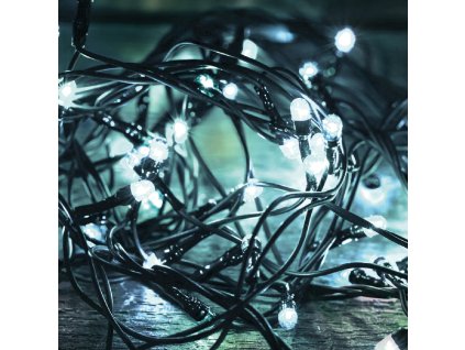 led svetelny retazec 200 studenych bielych led 8pr na vonkajsie pouzitie