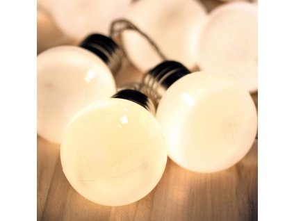 led svietiaci retazec ziarovka 20 led tepla biela