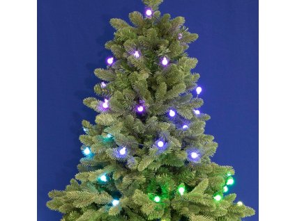 isparkle led svietiaci retazec dekoracia gula smart rgb 120 led ip44