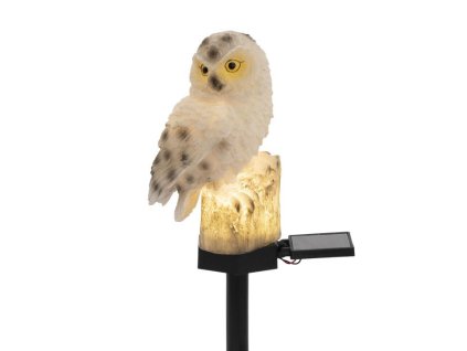 solarne zahradne svietidlo sova