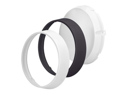 solight led vonkajsie osvetlenie nastavitelna teplota svetla 3cct 15 18 20w 1800lm 22cm 2v1 biely a cierny kryt