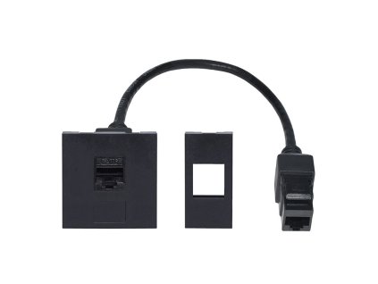 solight rj45 cat6 doplnkovy modul pre vstavane zasuvky serie pp128