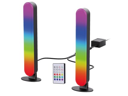 solight led rgb osvetlenie gaming dialkovy ovladac zvukovy senzor usb
