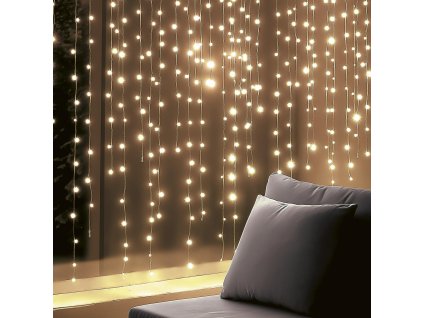 dot led svietiaci zaves 15 x 14 m tepla biela kin210dww