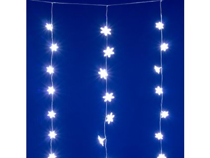 led svietiaci zaves snehove vlocky studena biela kaf50wh