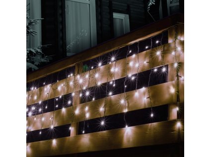 spojovatelny svetelny zaves 100 led biela na vonkajsie pouzitie ksf 100 wh