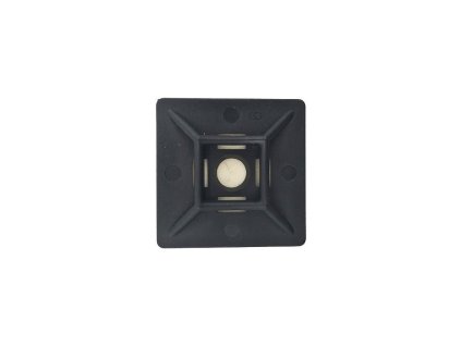 samolepiaci drziak na viazaciu pasku max 48mm cierna 100ks tma2828 bk