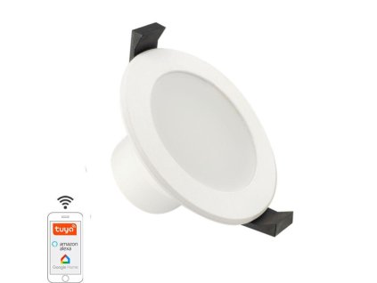 led svietidlo wifi 7w ip44 3000k 6500k wh ldl163w