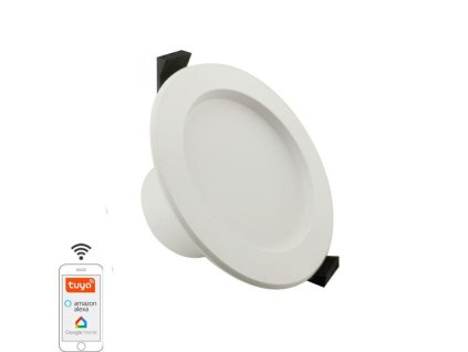 led svietidlo wifi 10w ip44 3000k 6500k wh ldl164w