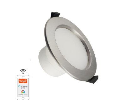 led svietidlo wifi 10w ip44 3000k 6500k si ldl164 sw