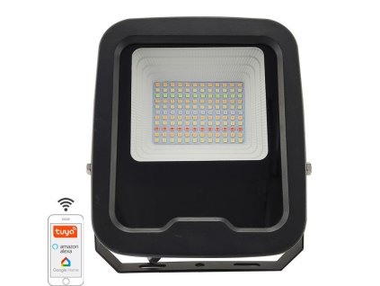 led profi reflektor wifi 30w 3000k 6500k rgb bk lf6033w