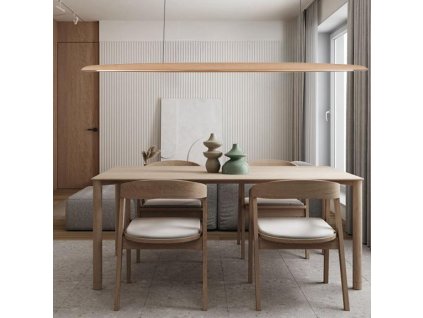 dreveny luster na lanku z masivneho dreva led 26w 1500 wrl0322