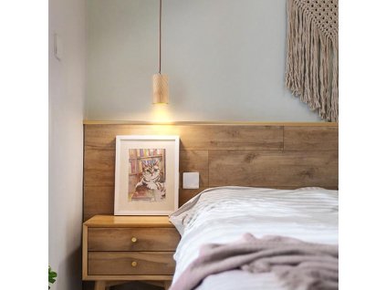 zavesne svietidlo z masivneho dreva gu10 80 wrg031