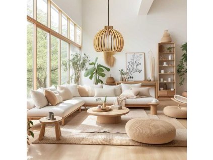 zavesny luster z masivneho dreva e27 450 wre142