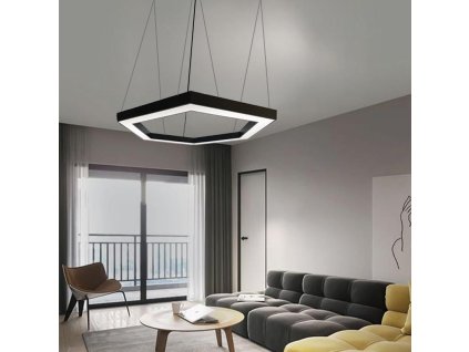 led zavesny luster na lanku 60w 4000k lcl7624 h