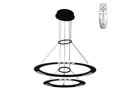 led zavesna lampa na lanku dialkovy ovladac 65w j7301 b