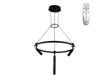 led zavesna lampa na lanku dialkovy ovladac 85w j7303 b