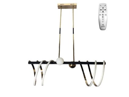 led zavesne svietidlo na tyci dialkovy ovladac 105w j4344 gch