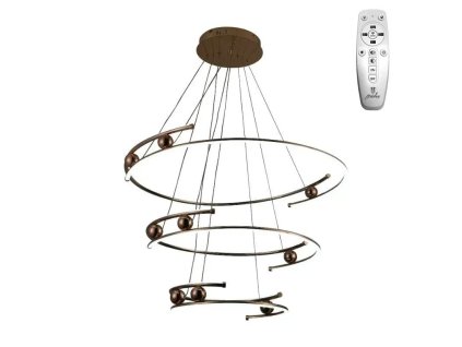 led visiaca lampa na lanku dialkovy ovladac 170w j4347 gch