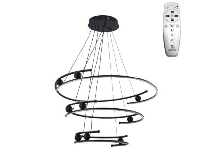 led visiaca lampa na lanku dialkovy ovladac 170w j4347 b