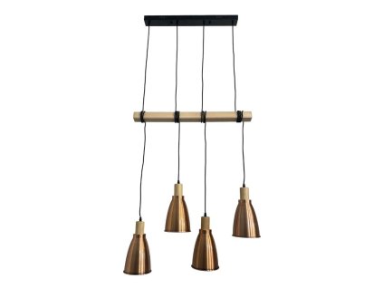 zavesne medene kovove svietidlo 4 x e27 me0413 4 b