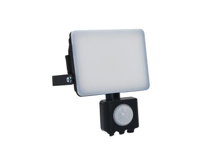 vonkajsi cierny led reflektor so senzorom 20w 4000k lf7022s