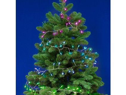 isparkle microled cluster svietiaci retazec smart rgb 120 led ip44