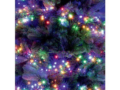 led cluster svietiaci retazec farebny 8 pr timer dial ovladac