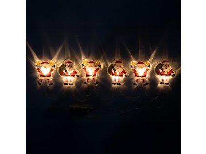 led svietiaci retazec mikulas silikon mls6