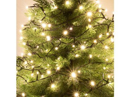 led svietiaci retazec tepla biela 50 led