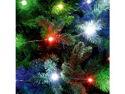 micro led svietiaci retazec 50 farebnych micro led