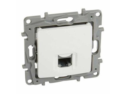 niloe 764577 zasuvka rj45 cat6 ftp biela