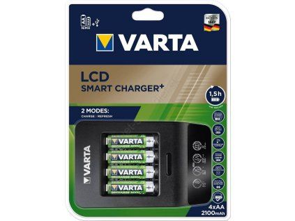 smart nabijacka baterii varta 57684 lcd display