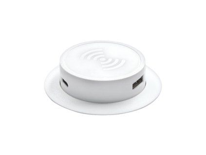 solight bezdrotova 15w usb ac 20w pd vysuvna nabijacka biela
