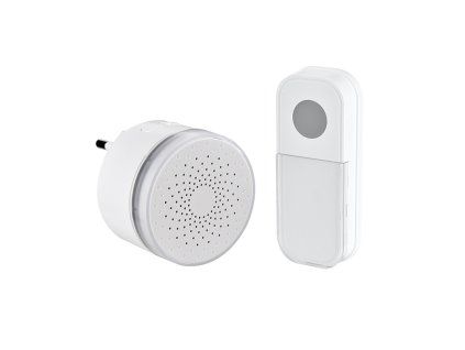 solight bezdrotovy mini zvoncek do zasuvky 180m biely learning code