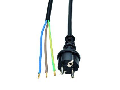 solight flexo snura 3x 1mm2 gumova cierna 25m