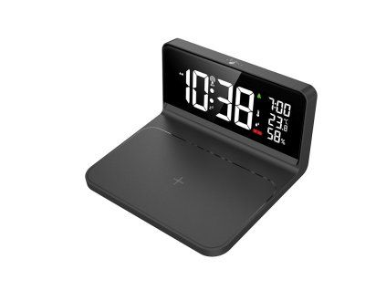 solight hodiny s qi bezdrotovym nabijanim