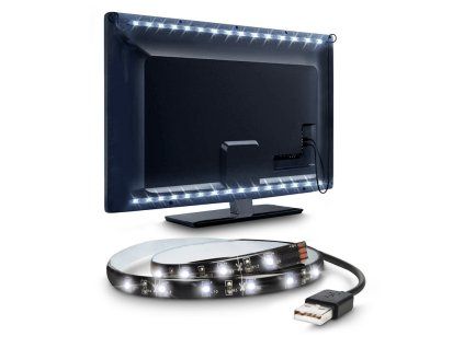 solight led pasik pre tv 100cm usb vypinac studena biela